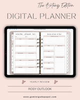 Digital Planner-The Botany Edition-Rosy Outlook