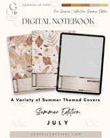 5-Subject Digital Notebook-Sunny Summer Edition