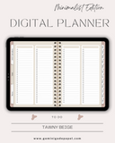 Digital Planner-Minimalist Edition-Tawny Beige