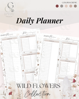 Printable Planner Bundle-Wildflowers Collection