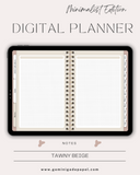 Digital Planner-Minimalist Edition-Tawny Beige