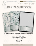 5-Subject Digital Notebook-Blooming Spring Edition