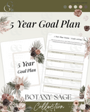 Printable Planner Bundle-Botany Sage Collection