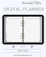 Digital Planner-Minimalist Edition-Dusty Blue