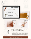 Digital Daily Journal: Warm Autumn Edition