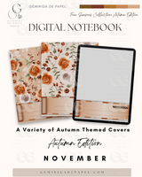 5-Subject Digital Notebook-Warm Autumn Edition