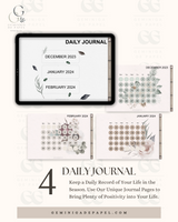 Digital Daily Journal: Cozy Winter Edition