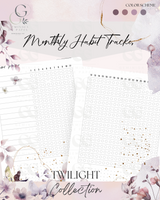 Printable Planner Bundle-Twilight Collection