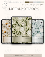 5-Subject Digital Notebook-Blooming Spring Edition