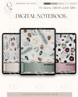 5-Subject Digital Notebook-Cozy Winter Edition