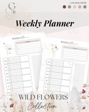 Printable Planner Bundle-Wildflowers Collection