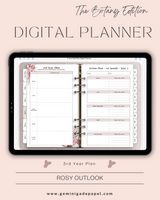 Digital Planner-The Botany Edition-Rosy Outlook