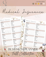 Printable Planner Bundle-Busy Mom Collection