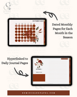 Digital Daily Journal: Warm Autumn Edition