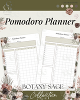 Printable Planner Bundle-Botany Sage Collection