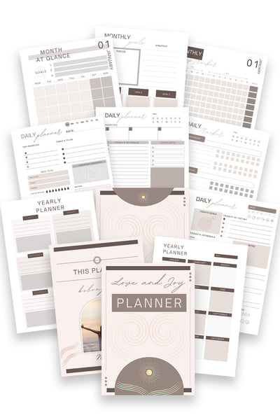 Essential Planner Layout Templates (54 pages)